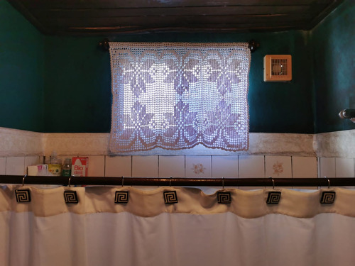 Cortina De Crochet De Baño