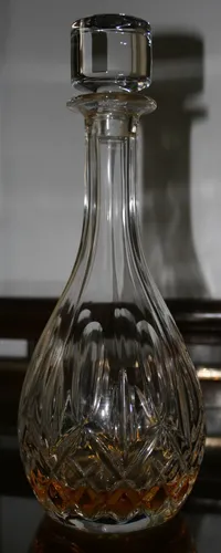 Botella Licorera Cristal (Usado)