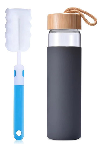 Yomious Botella De Agua De Vidrio De Borosilicato De 20 Onza