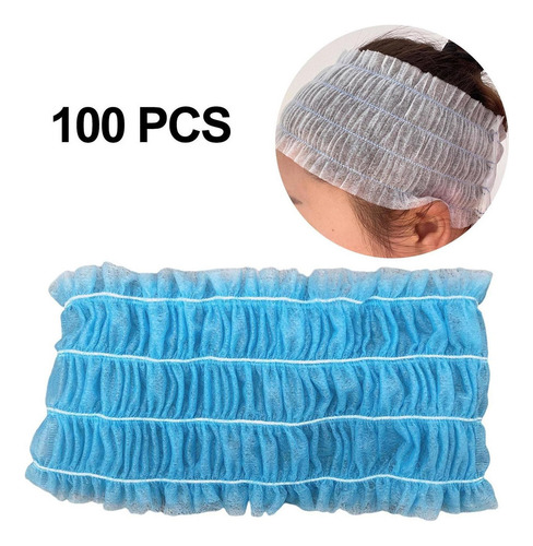 100 Diademas Desechables Para Spa, Diadema Elástica