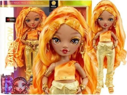 Rainbow High Core Fashion Doll- Meena Fleur (saffron)