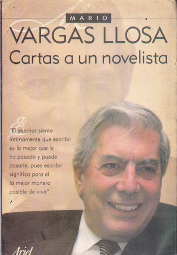 Cartas A Un Novelista Mario Vargas Llosa Ariel Usado