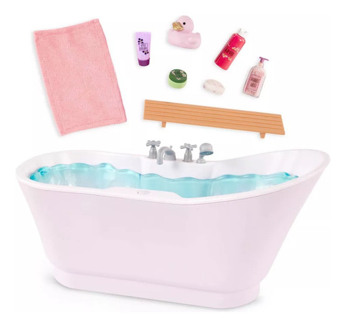 Set De Tina De Baño De Lujo Para Muñecas De Our Generation 