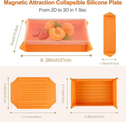 Contenedores Plegables De Silicona Para Almacenamiento De Al