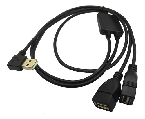 Halokny Usb Splitter Cable,usb A 2.0 Male To 2 Female Jack Y