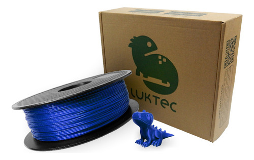 1kg Filamento Pla Impresión 3d 1.75mm Luktec Calidad Premium Color Azul Metálico