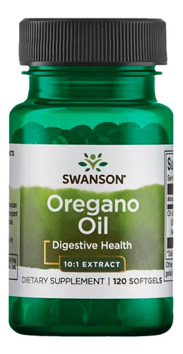 Óleo De Orégano 150mg Swanson 120softgls