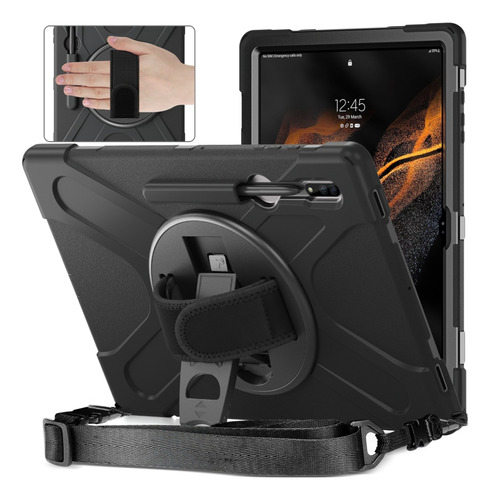 Funda De Silicona + Pc Para Tableta Samsung Galaxy Tab S8 Ul