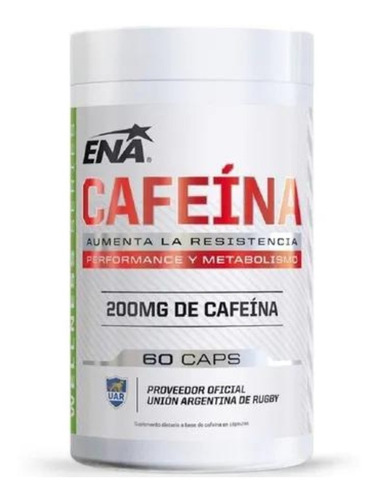 Ena Sport Cafeina Anhidra 60 Caps Resistencia