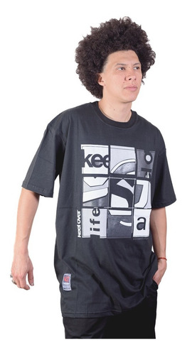 Remera Hombre Manga Corta Keel Over Disort S22