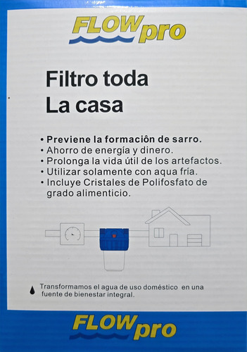 Filtro Purificador De Agua Para Termo Calefón Y Caldera 1/2
