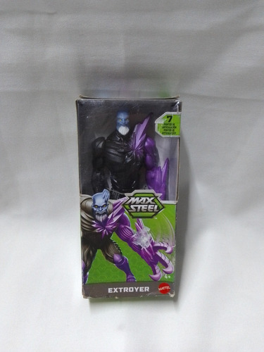 Figura De Accion Max Steel Y Extroyer En Caja Mas Dvd (Usado)