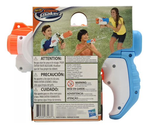 Nerf Super Soaker Piranha 2pza Lanzador De Agua 177ml Hasbro