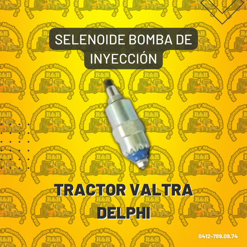 Selenoide Bomba De Inyección Tractor Valtra Delphi