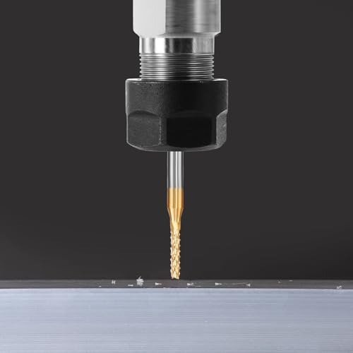 Fresas Cnc, 10 Unidades, 1/8 Pulgadas, Pvc Mdf, 0,8 ~ 3,0 Mm