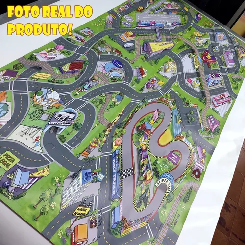 Pista Para Carrinhos Hot Wheels Grande Cidade 160cm Br71 em