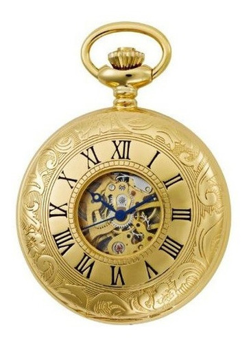 Reloj De Bolsillo Gwc14040g De La Exposicion Mecanica Goldto