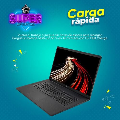 Imagen 5 de 9 de Hp Core I5 17,3 + 8gb + 256ssd + Programas + R E G A L O S !