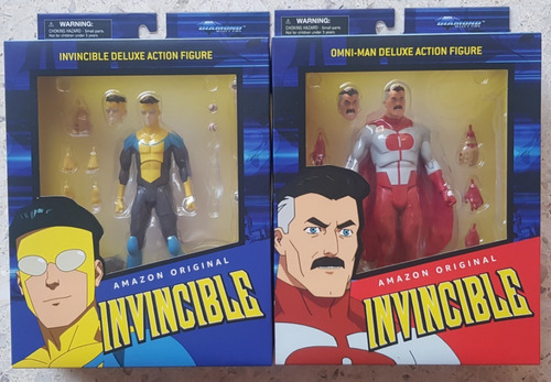 Figuras De Invincible Y Omni-man Diamond Select Nuevas !!!