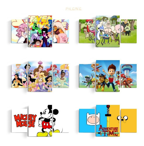 Cuadros Tripticos Toy Story Woody Jessie Buzz Lotso Rex Jam