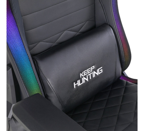 Silla Gamer Ocelot Gaming Rgb / Base Ajustable De Metal / De
