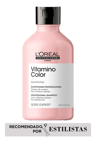 Imagen 1 de 6 de Shampoo Vitamino Color Cabello Teñido Loreal Pro 300 Ml
