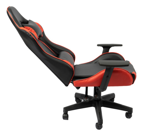 Silla Gamer Pc Playstation Sillon Ergonomica Zgx Oficina Color Rojo/Negro