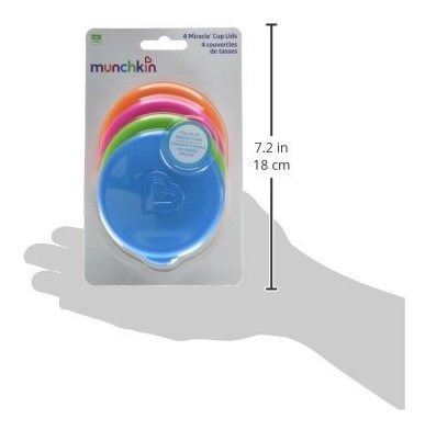 Tapas Munchkin Miracle 360 Para Vasos, 4 Unidades, Los Color