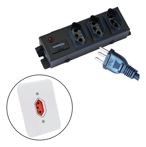 Protetor 3t 20 Amperes - P/ Microondas, Grátis Tomada 20a