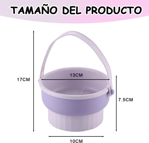 Limpiador Brochas Maquillaje Secado Y Almacenamiento 3 En 1