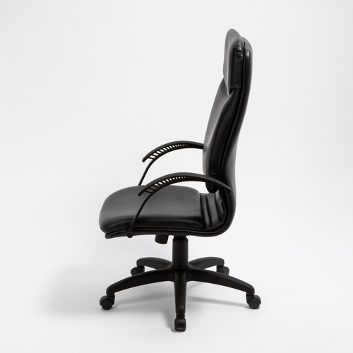 Imagen 6 de 10 de Sillón De Oficina Electra Alto Total Black Diseño Rossi