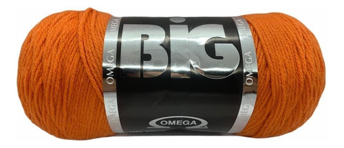 Estambre Big Omega Madeja De 350 Gramos Color 7444 Naranja