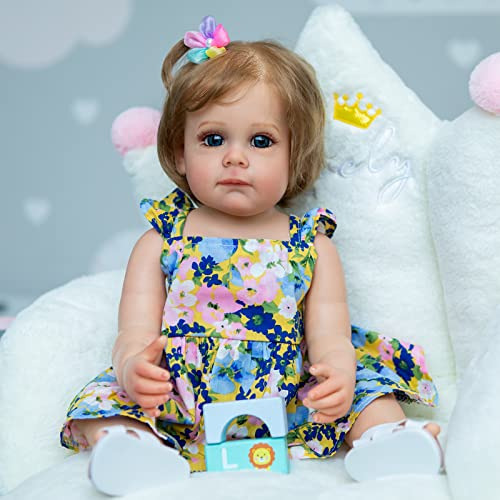 Tfjs Reborn Doll Girl 22 Inch Real Life Reborn Toddler Dolls