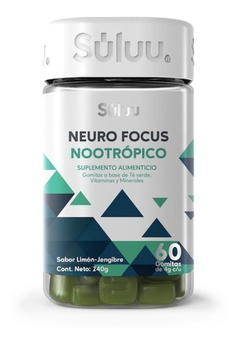 Gomitas Nootrópico Multivitamínico Concentración Y Memoria