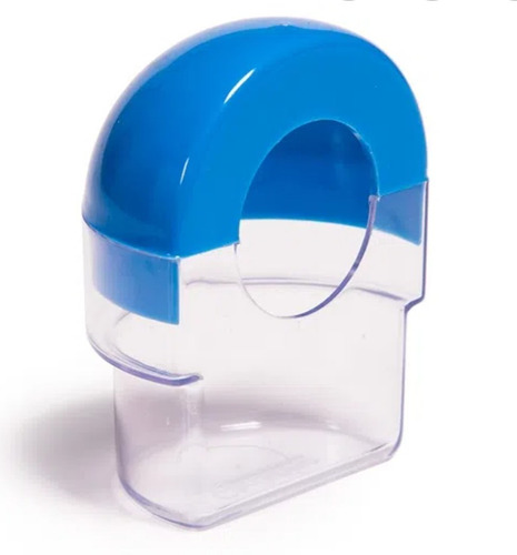 Doze Comedouros Azul Canário Roller Belga Gaiola Criadeira Azul