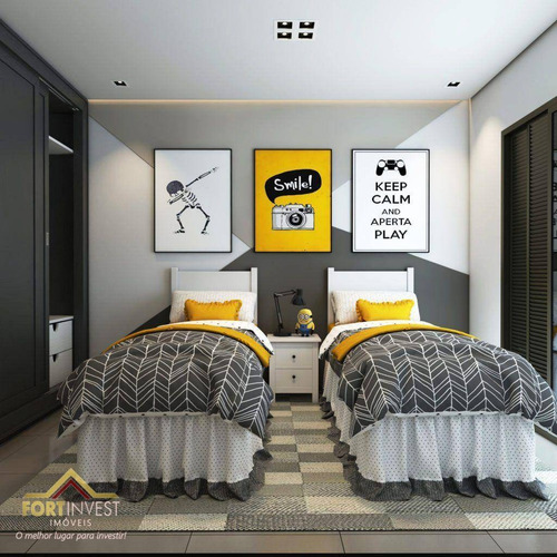 Imagem 20 de 25 de Apartamento Com 2 Dormitórios, Lazer Completo À Venda, 72 M² Por R$ 395.000 - Canto Do Forte - Praia Grande/sp - Ap4843
