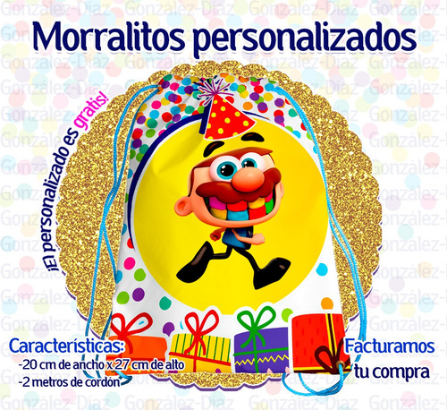 Dulceros Personalizados Recuerdos Temática Comelon 40 Pzs