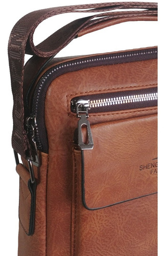 Imagen 3 de 6 de Morral Ejecutivo Oficina Porta Tablet Celular Cuero Pu