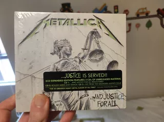 Metallica 3 Cd And Justice For All Expanded Exclusive Nuevo