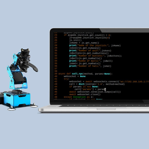 Raspberry Pi Ai Vision Robotic Arm 5 Dof