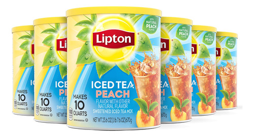 Lipton - Mezcla De Te Helado Sabor Durazno