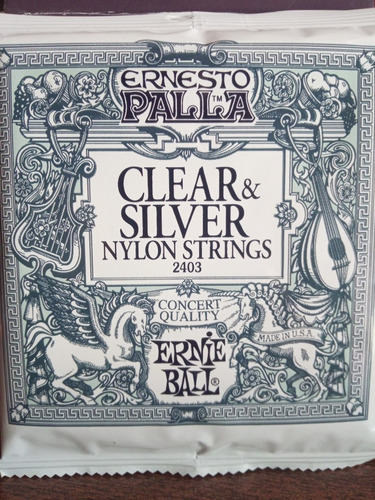 Imagen 2 de 4 de Cuerdas Ernie Ball De Nylon Para Guitarra 2403