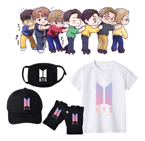 Kit De Accesorios De Ropa Bts Sombrero Máscara