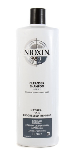 Shampoo Cleanser Sistema 2 Nioxin 1000 Ml