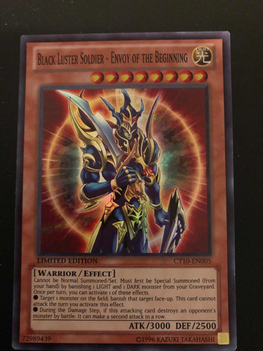 Yugioh! Black Luster Soldier Envoy Of The Beginning Ct10-en5