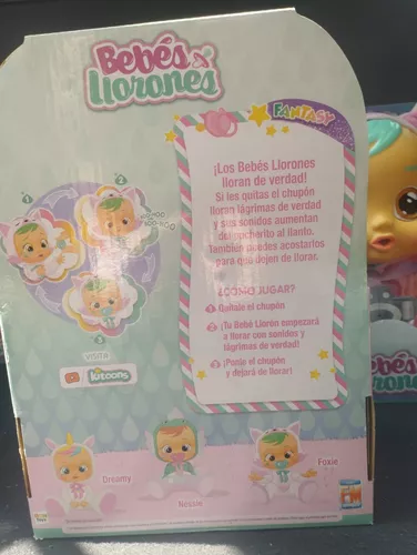 Muñeca Bebés Llorones Fantasy Foxie BEBES LLORONES