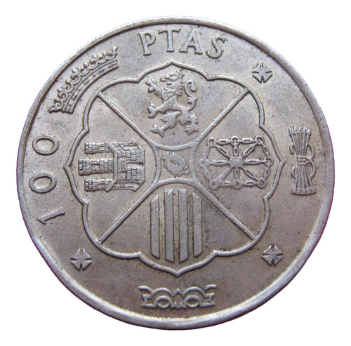 España 100 Pesetas 1966 Plata 