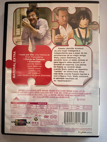 Dvd - The Switch (loco Por Ella) (Usado)