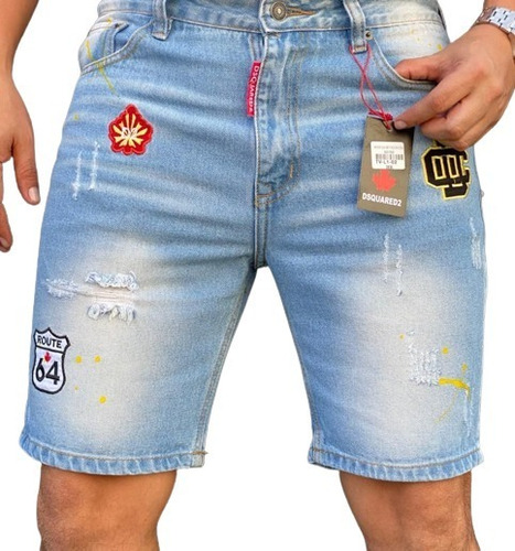 Bermudas Hombre Jean  Hasta La 38