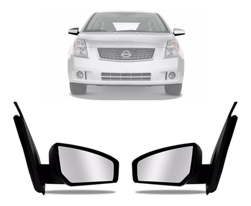 Par Retrovisor Elétrico Nissan Sentra 2007 2008 2009